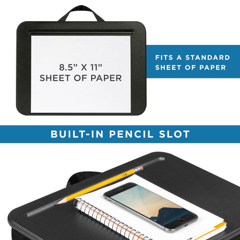 LAPGEAR Compact Lap Desk - Fits up to 15 Inch Laptops - Black - Style No. 43108 - Image 4